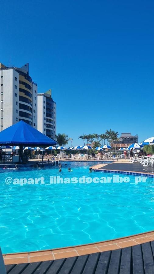 Apto Cond Ilhas Do Caribe - Pr - Beira Mar Матиньюс Экстерьер фото