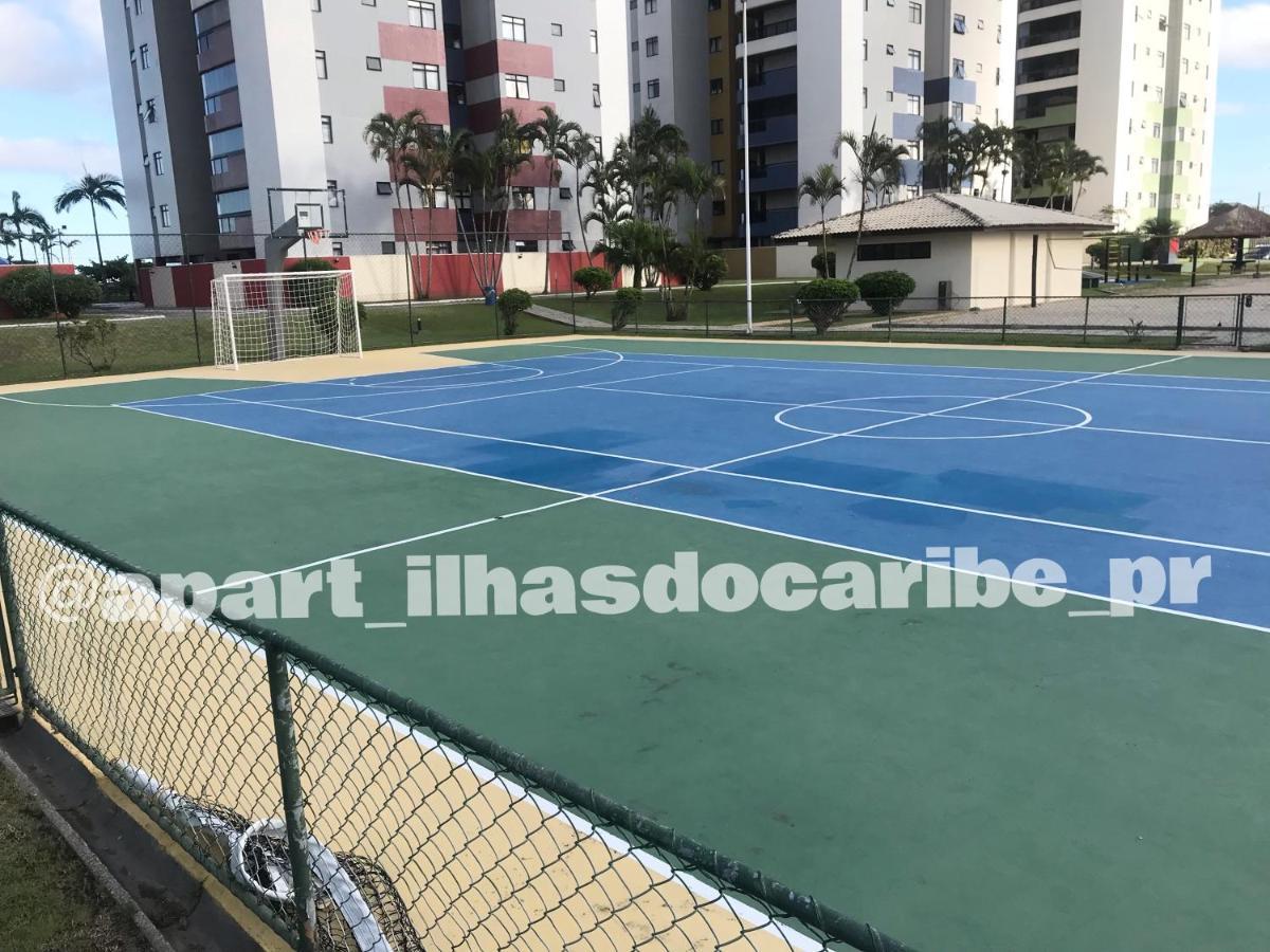 Apto Cond Ilhas Do Caribe - Pr - Beira Mar Матиньюс Экстерьер фото