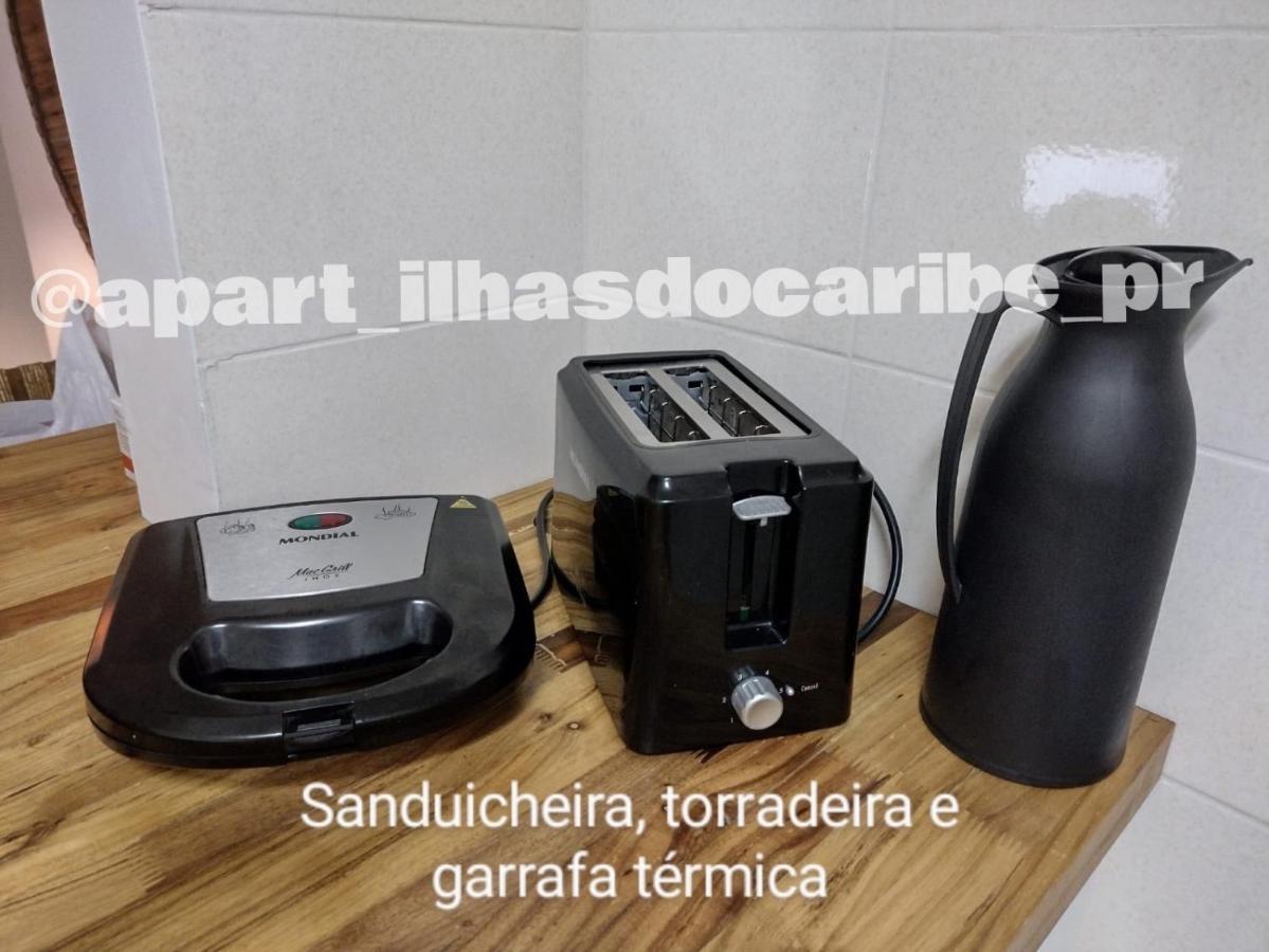 Apto Cond Ilhas Do Caribe - Pr - Beira Mar Матиньюс Экстерьер фото